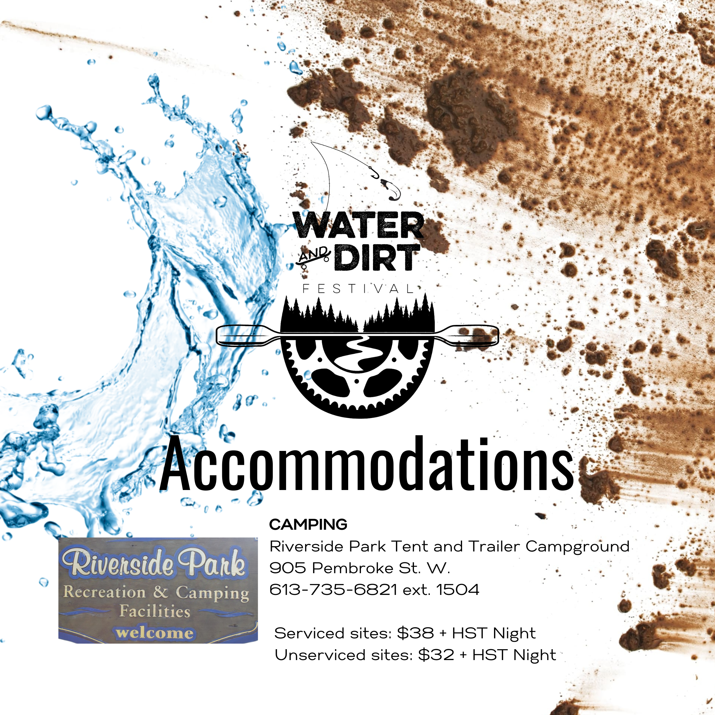 River Side Park Camping Accommodation graphic