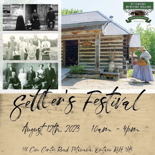 Petawawa Heritage - Settler's Festival poster 2023